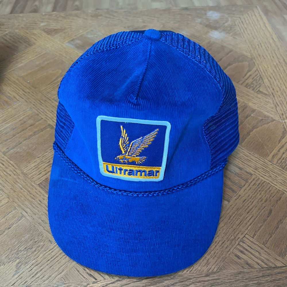 Vintage Ultramar gas station trucker hat from the 1980s or 1990s